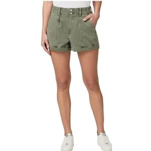 New Paige Brooklyn Short w/ Cuff, Vintage Ivy Green Size 29